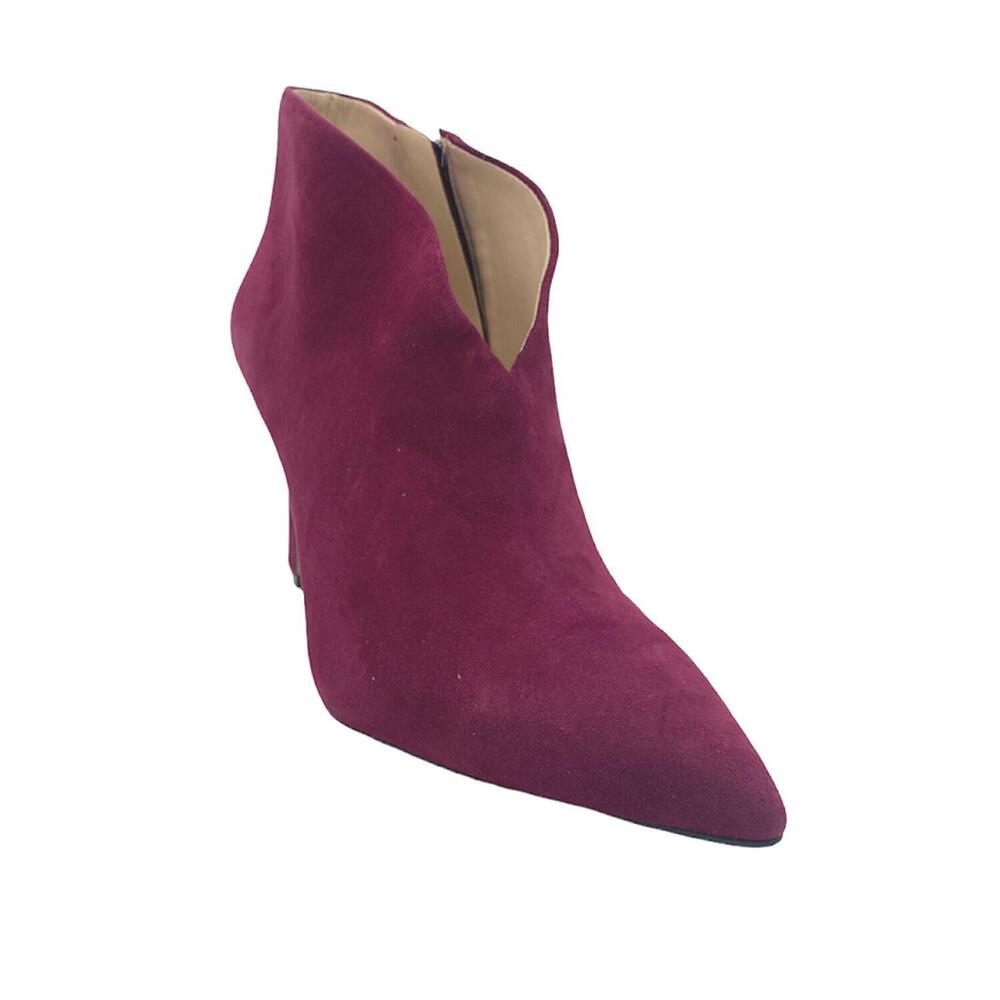 Vince Camuto Pointy Toe Heeled Booties Sestrinda Ribbon Red - Medium - Picture 2 of 5